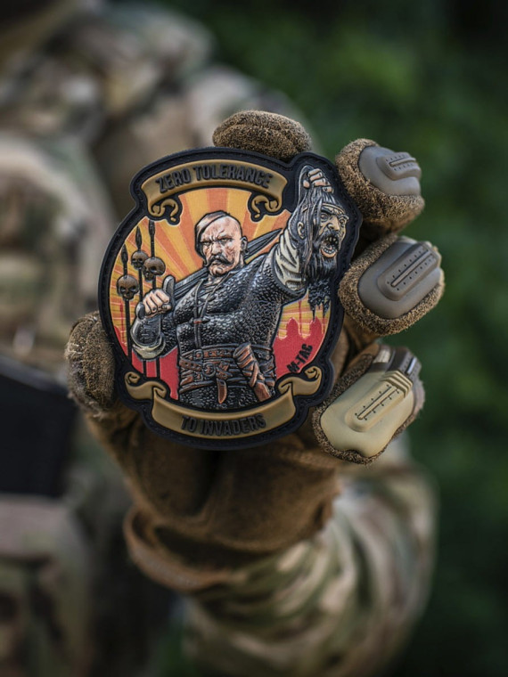 M-TAC Naszywka Zero Tolerance 1 PVC 9,7x8,7 cm Coyote