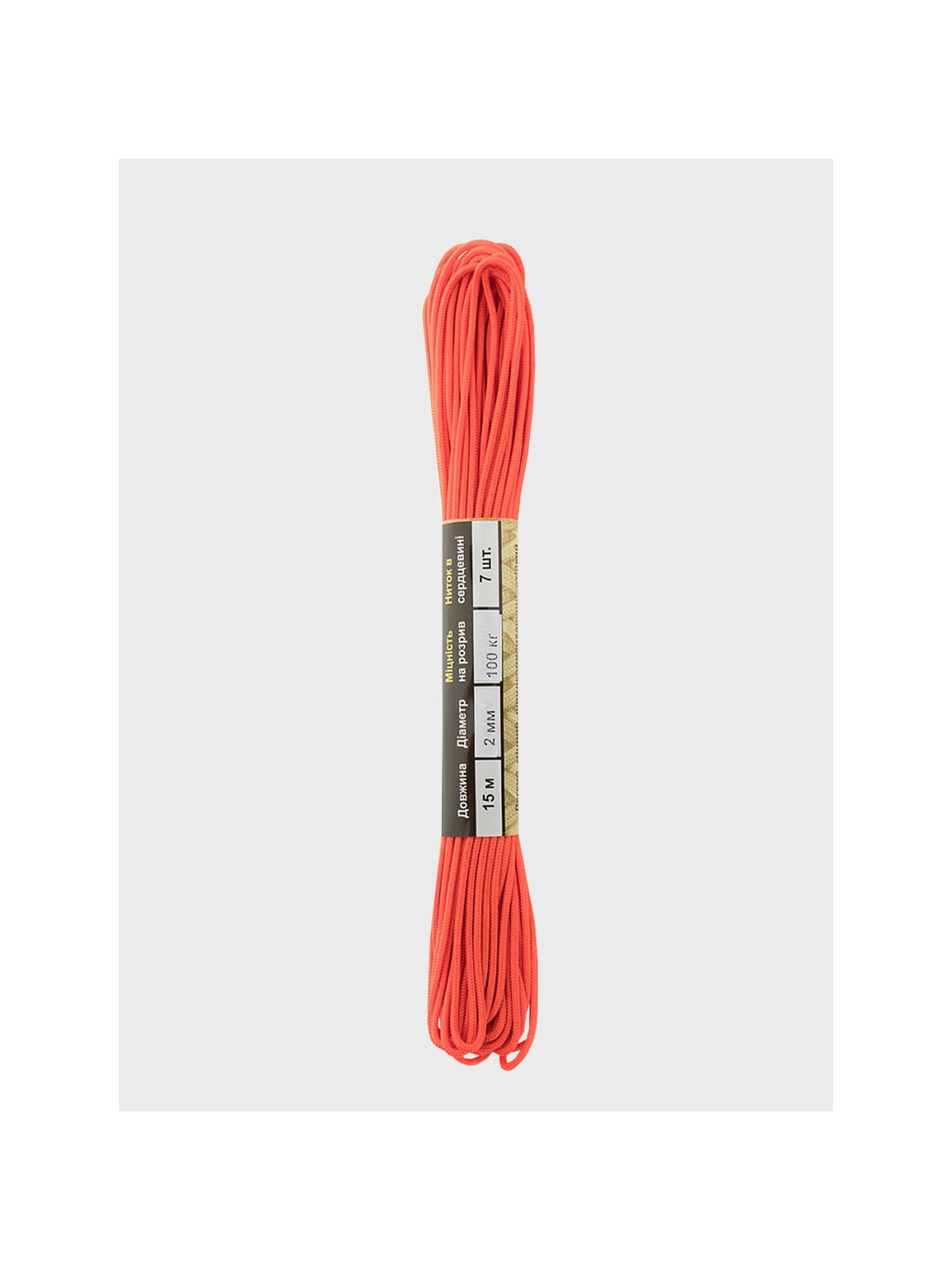 M-TAC Linka paracord minicord 15m 2mm pomarańczowa