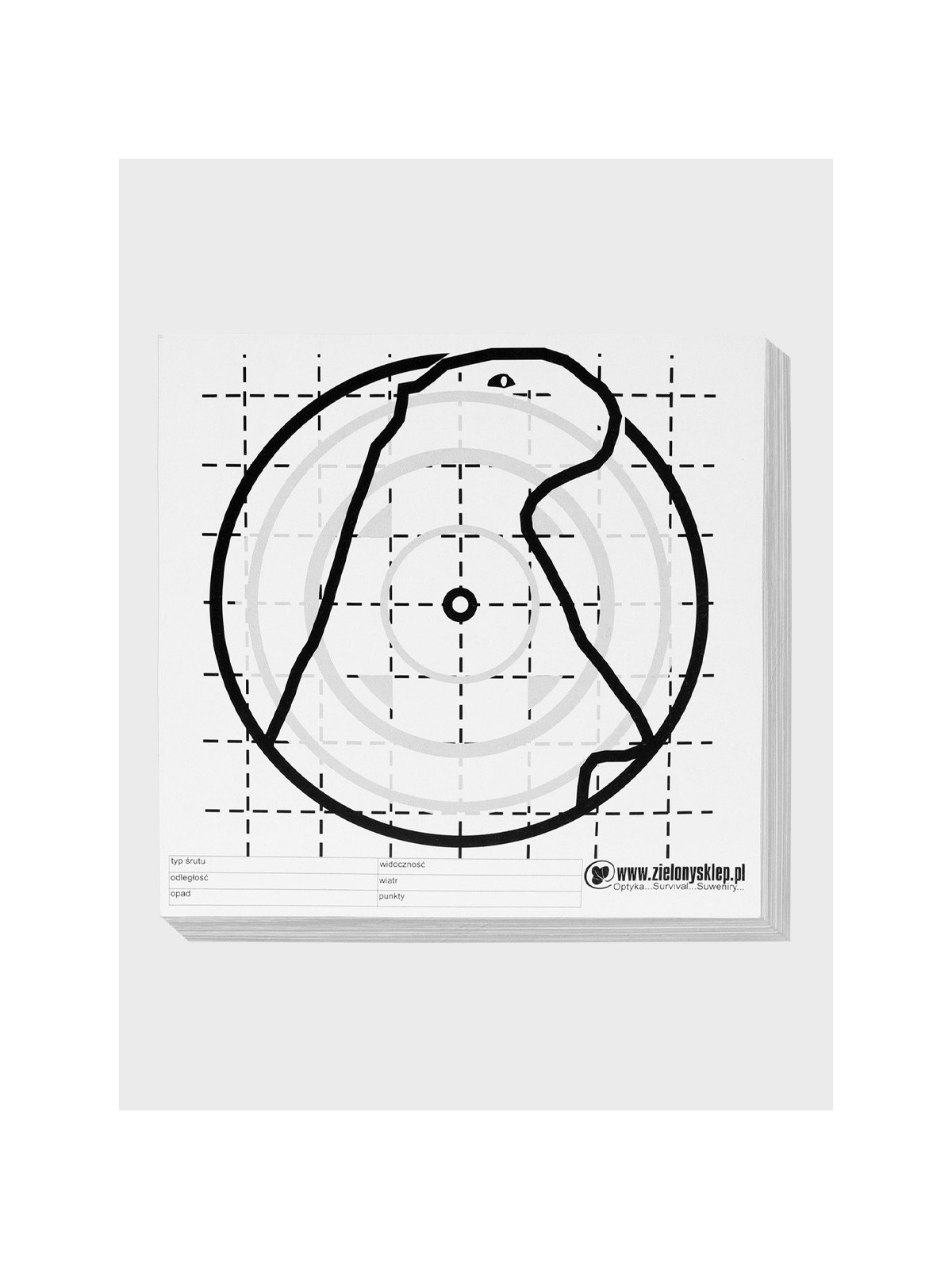 SCALP Tarcze Strzeleckie Sportowe Wiatrówkowe 14 x 14 cm 100 sztuk