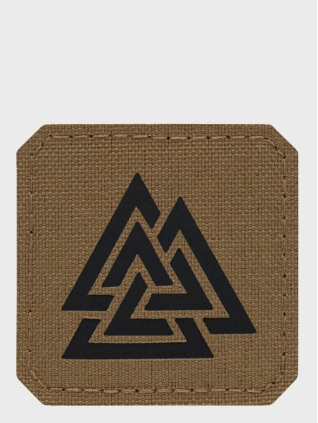 M-TAC NASZYWKA Valknut Laser Cut 4,5 x 4,5 cm Coyote-czarna