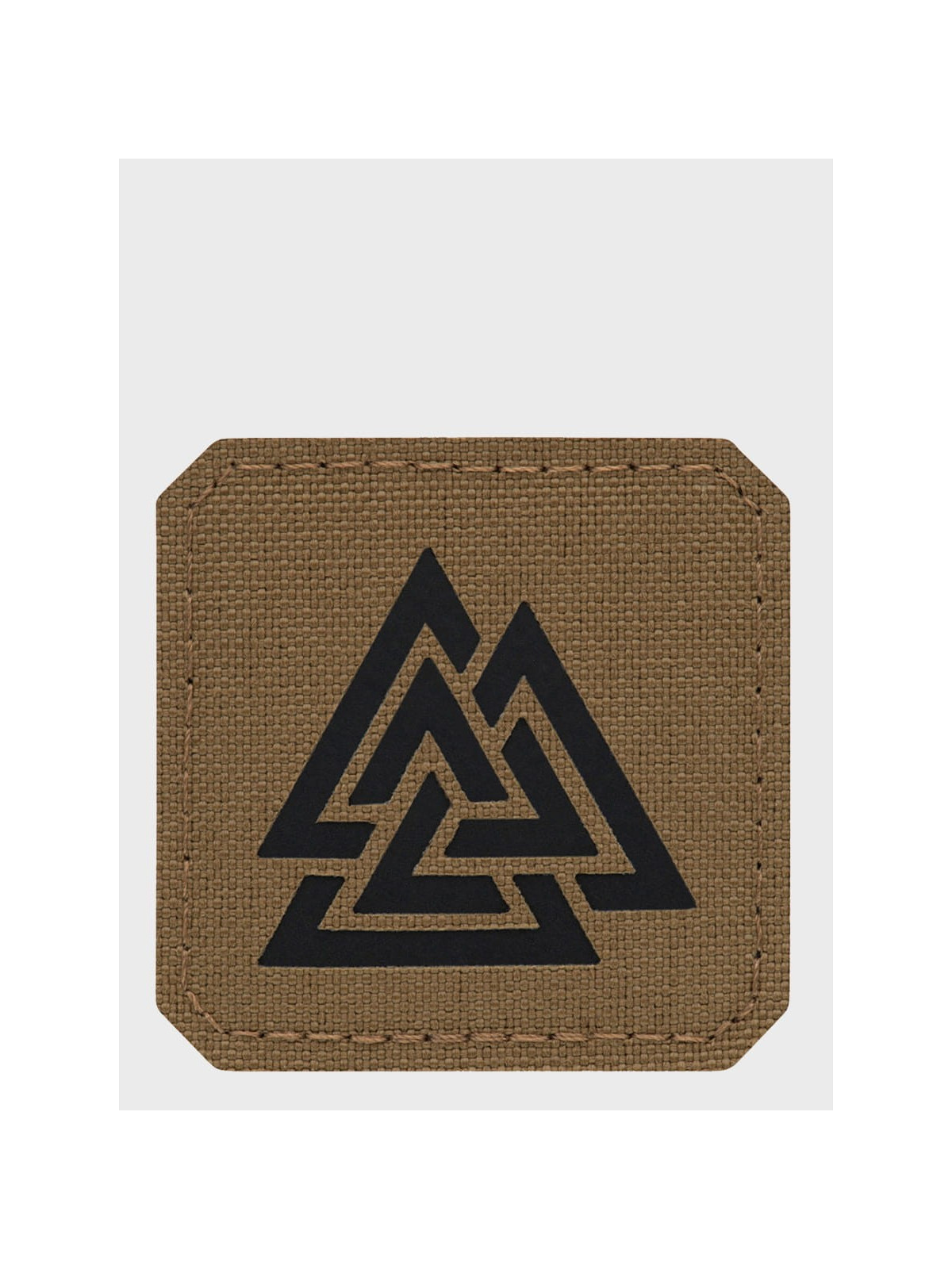 M-TAC NASZYWKA Valknut Laser Cut 4,5 x 4,5 cm Coyote-czarna