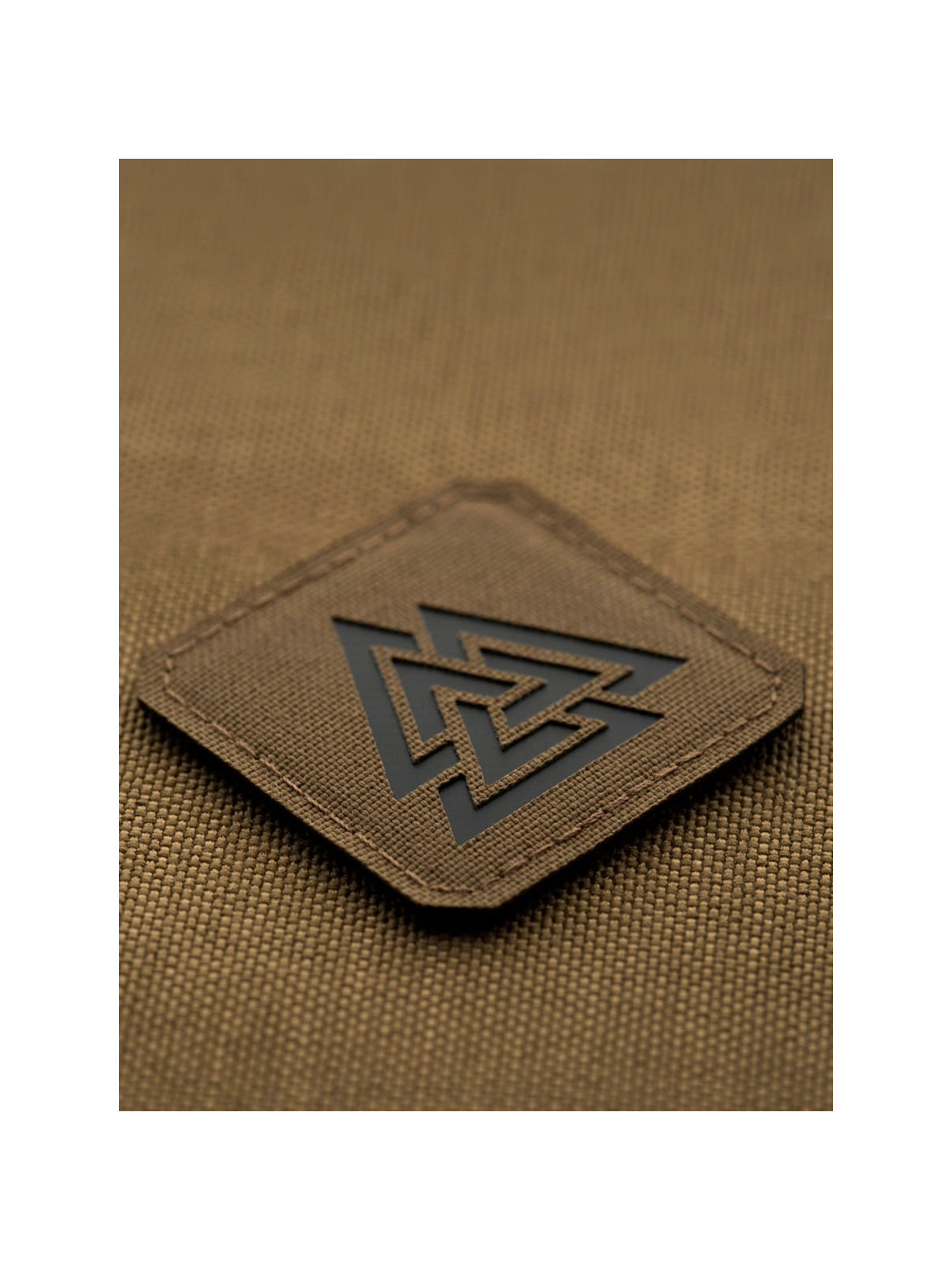 M-TAC NASZYWKA Valknut Laser Cut 4,5 x 4,5 cm Coyote-czarna