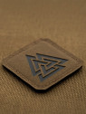 M-TAC NASZYWKA Valknut Laser Cut 4,5 x 4,5 cm Coyote-czarna
