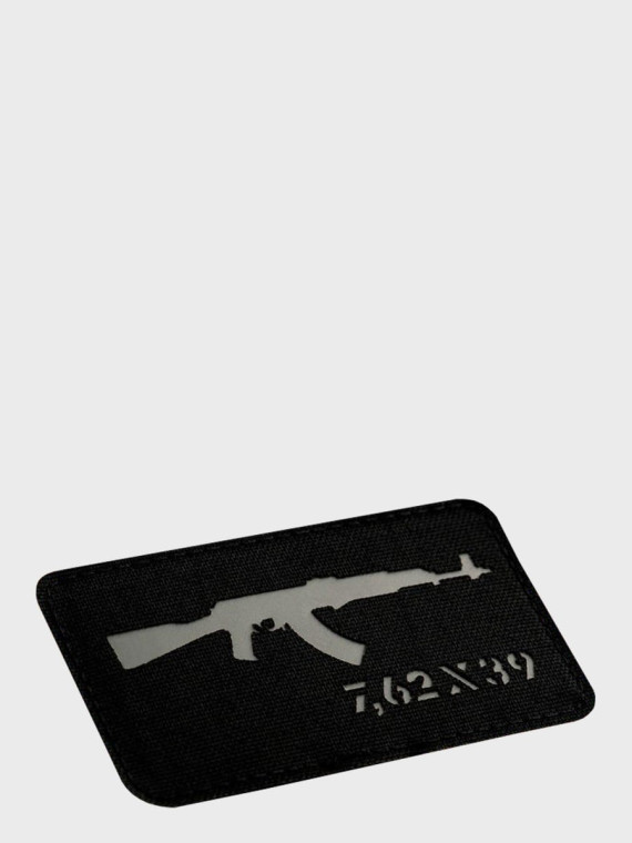 M-TAC Naszywka AKM 7,62x39 Laser Cut 8 x 5 cm Szara