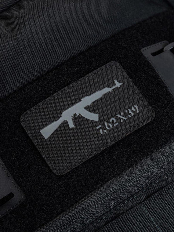 M-TAC Naszywka AKM 7,62x39 Laser Cut 8 x 5 cm Szara