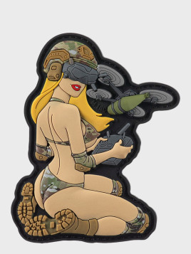 M-TAC NASZYWKA 3D TACTICAL GIRL NR6 PVC V2 Multicam