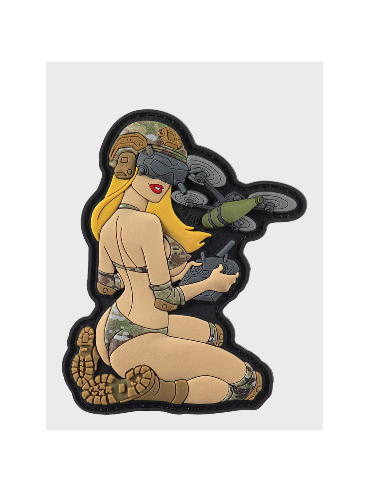 M-TAC NASZYWKA 3D TACTICAL GIRL NR6 PVC V2 Multicam