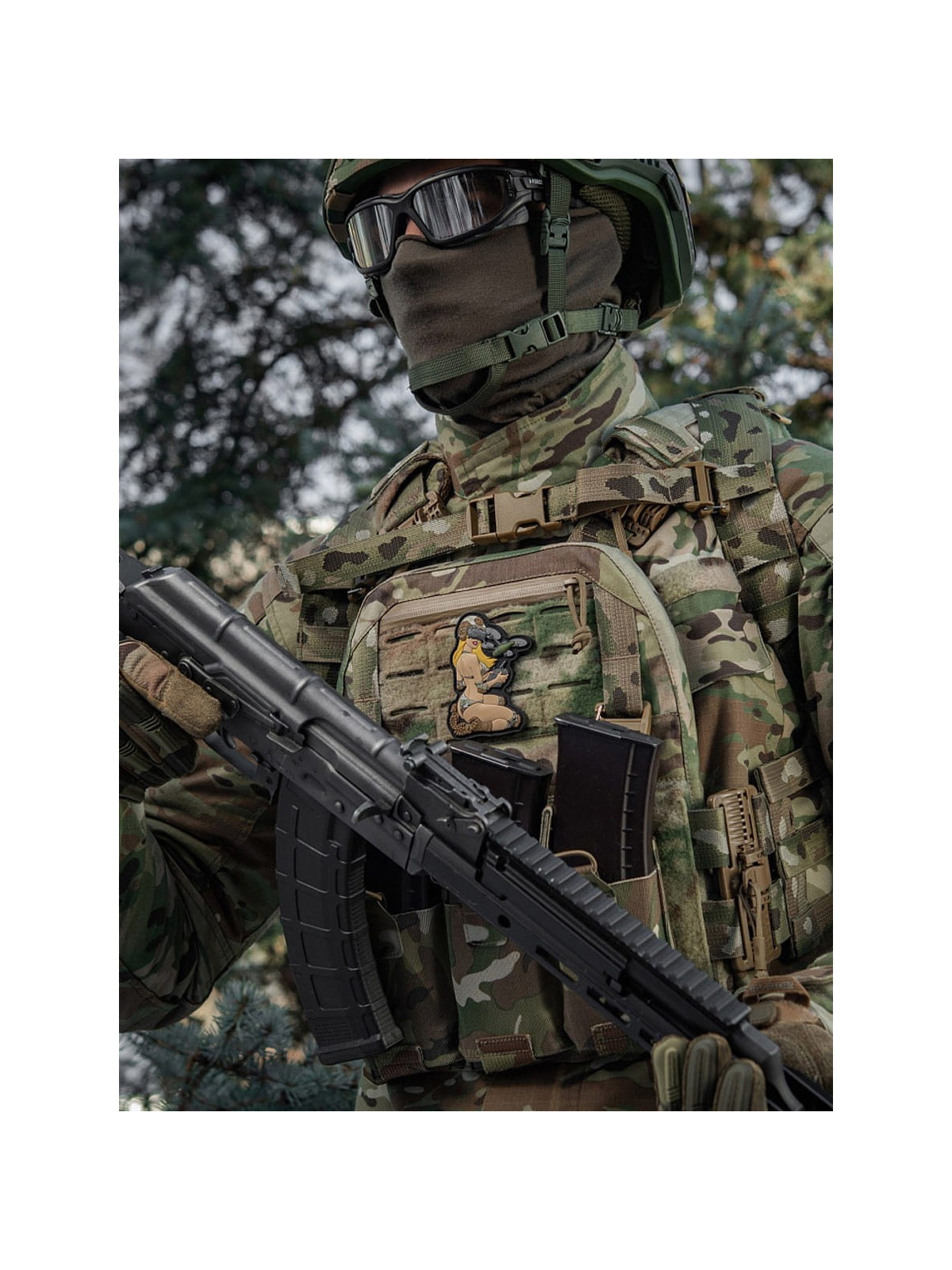 M-TAC NASZYWKA 3D TACTICAL GIRL NR6 PVC V2 Multicam