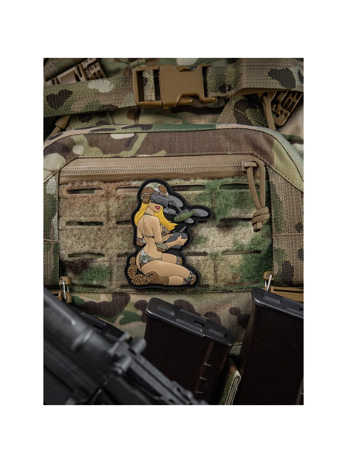 M-TAC NASZYWKA 3D TACTICAL GIRL NR6 PVC V2 Multicam