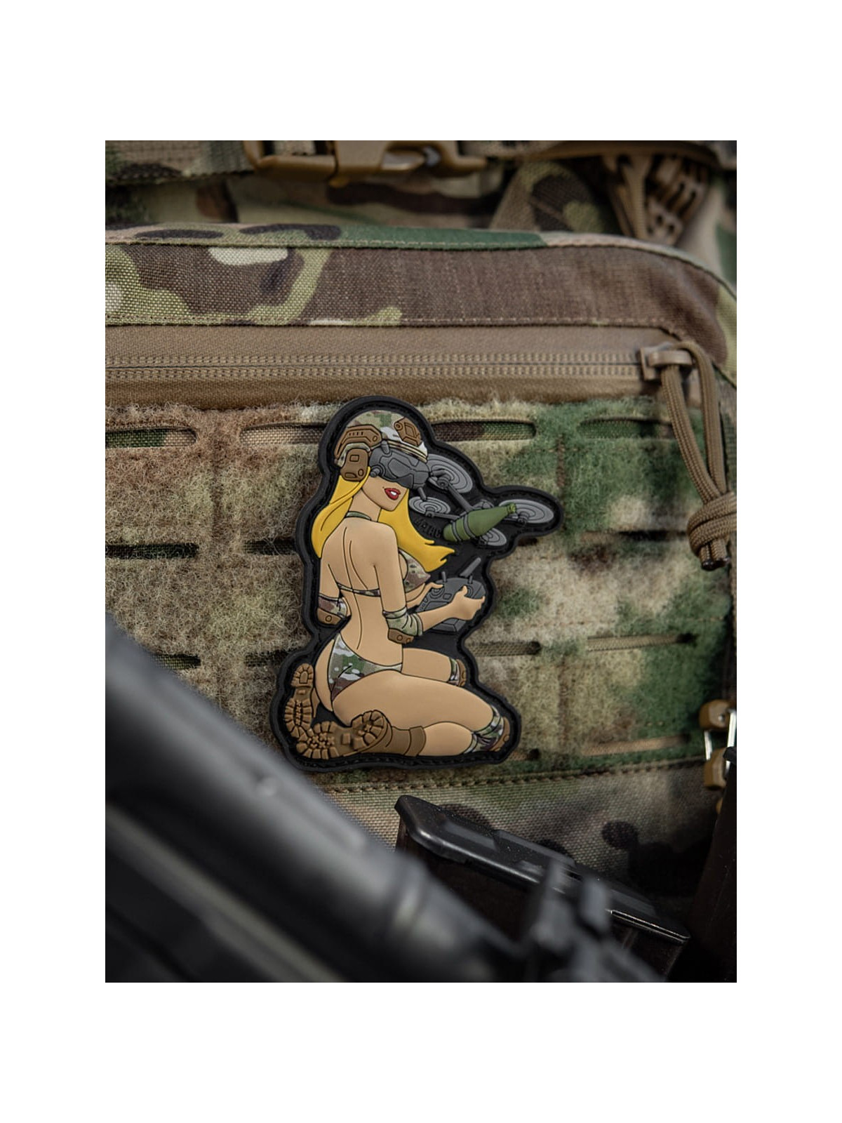 M-TAC NASZYWKA 3D TACTICAL GIRL NR6 PVC V2 Multicam
