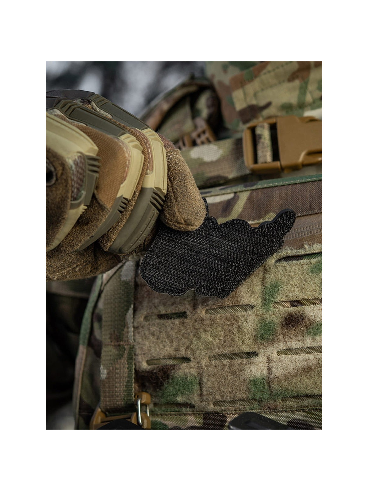 M-TAC NASZYWKA 3D TACTICAL GIRL NR6 PVC V2 Multicam