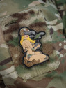 M-TAC NASZYWKA 3D TACTICAL GIRL NR6 PVC V2 Multicam