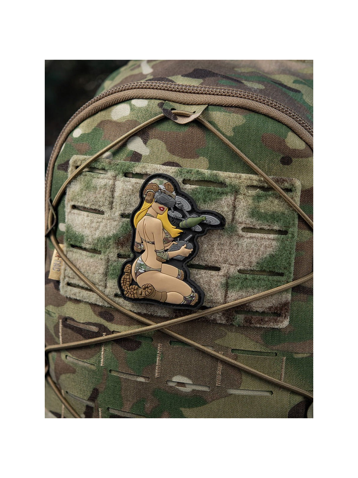 M-TAC NASZYWKA 3D TACTICAL GIRL NR6 PVC V2 Multicam