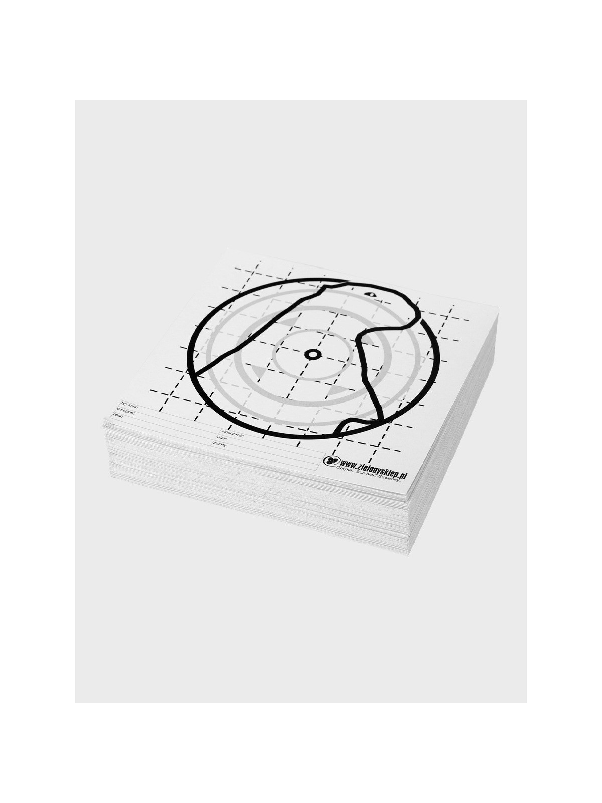SCALP Tarcze Strzeleckie Sportowe Wiatrówkowe 14 x 14 cm 100 sztuk