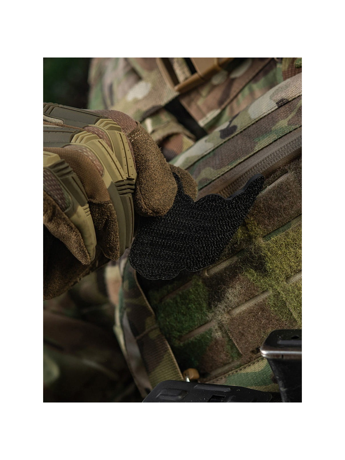 M-TAC NASZYWKA 3D TACTICAL GIRL NR6 PVC V1 Różowa