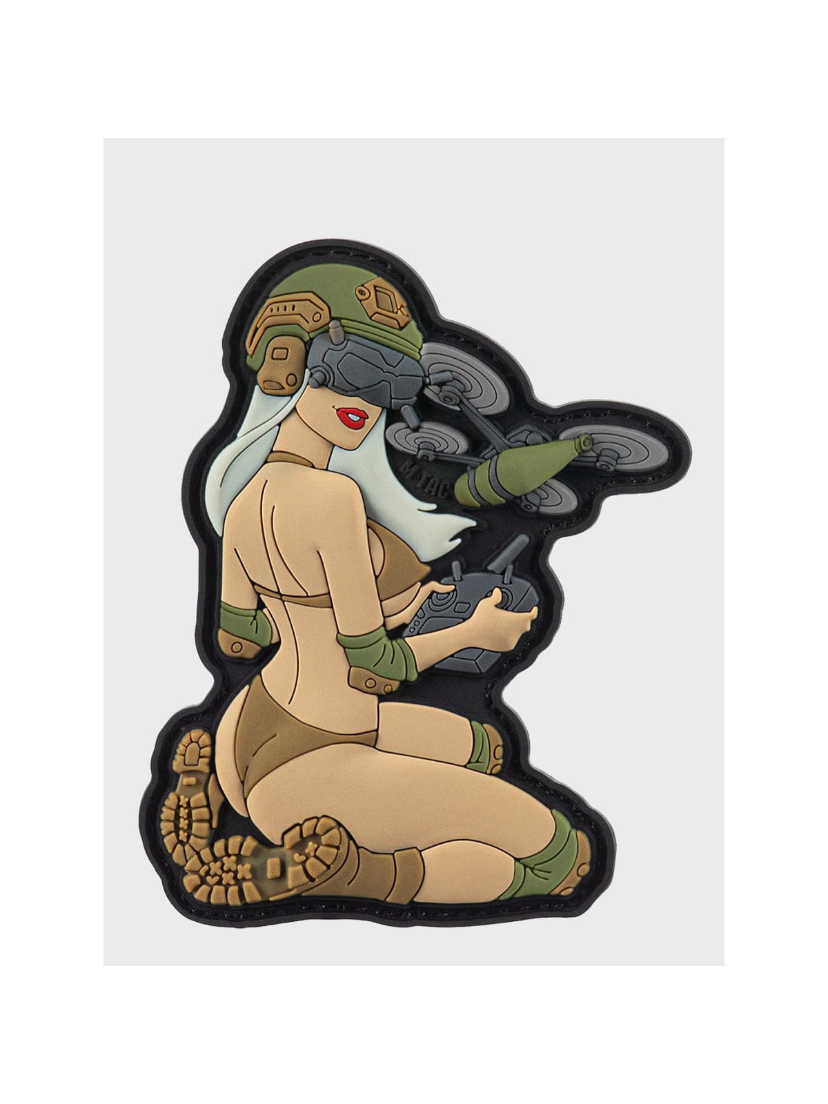 M-TAC NASZYWKA 3D TACTICAL GIRL NR6 PVC V2 Oliwkowa