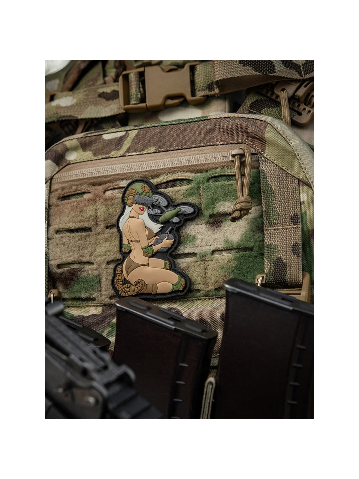 M-TAC NASZYWKA 3D TACTICAL GIRL NR6 PVC V2 Oliwkowa