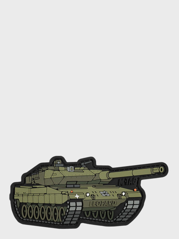 M-TAC Naszywka 3D Czołg Leopard 2 PVC 9,5 x 4,5 cm Oliwkowa