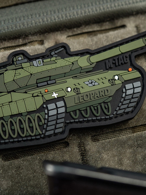 M-TAC Naszywka 3D Czołg Leopard 2 PVC 9,5 x 4,5 cm Oliwkowa