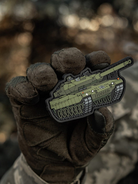 M-TAC Naszywka 3D Czołg Leopard 2 PVC 9,5 x 4,5 cm Oliwkowa