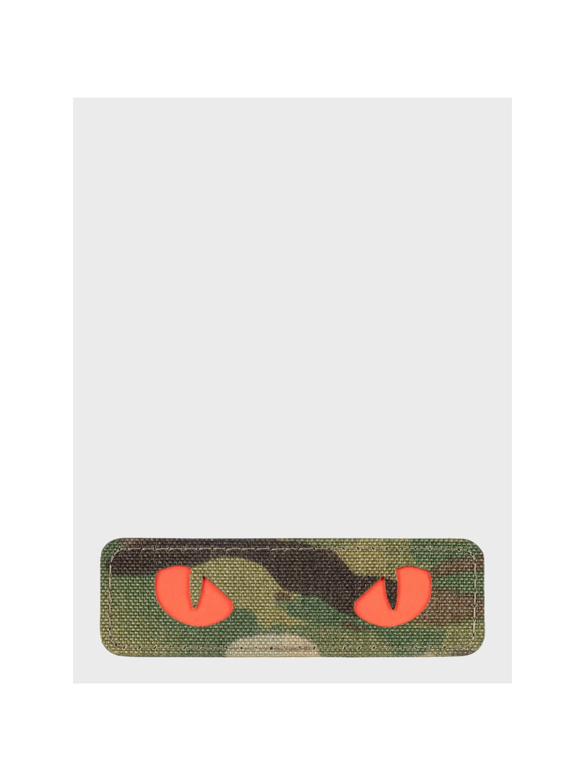M-TAC Naszywka Kocie Oczy CAT EYES LASER Cut Multicam-czerwona Fluorescencyjna