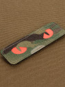 M-TAC Naszywka Kocie Oczy CAT EYES LASER Cut Multicam-czerwona Fluorescencyjna