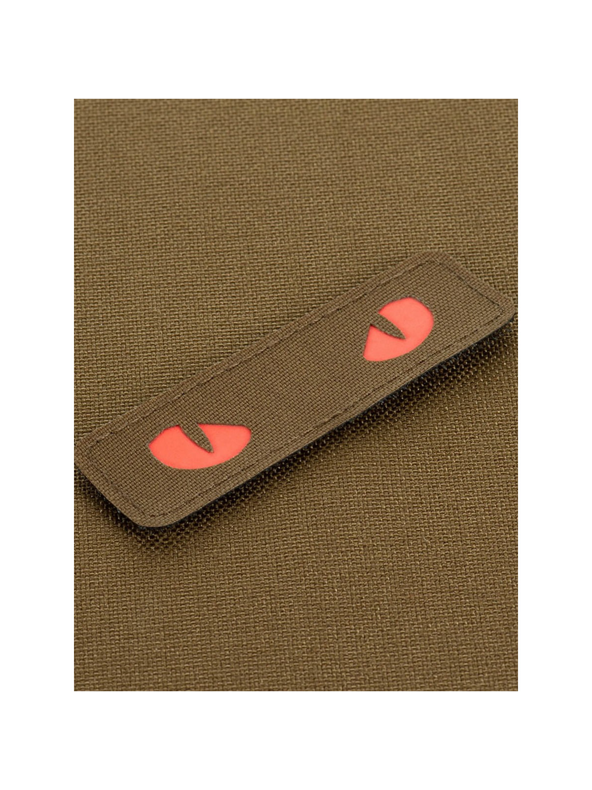 M-TAC Naszywka Kocie Oczy CAT EYES LASER Cut Coyote-czerwona Fluorescencyjna