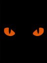 M-TAC Naszywka Kocie Oczy CAT EYES LASER Cut Coyote-czerwona Fluorescencyjna