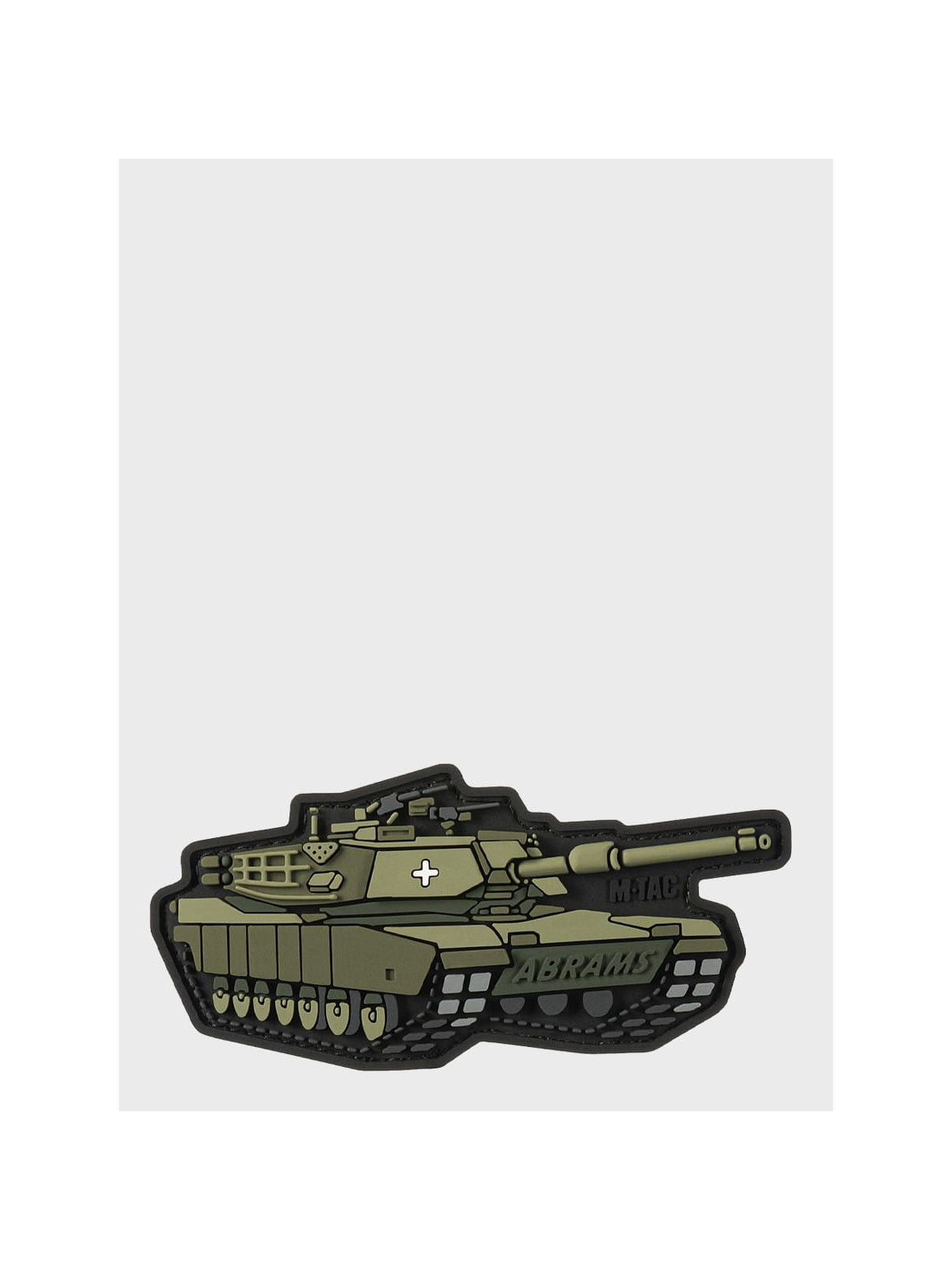 M-TAC Naszywka 3D Czołg ABRAMS PVC 10 x 4,8 cm Oliwkowa