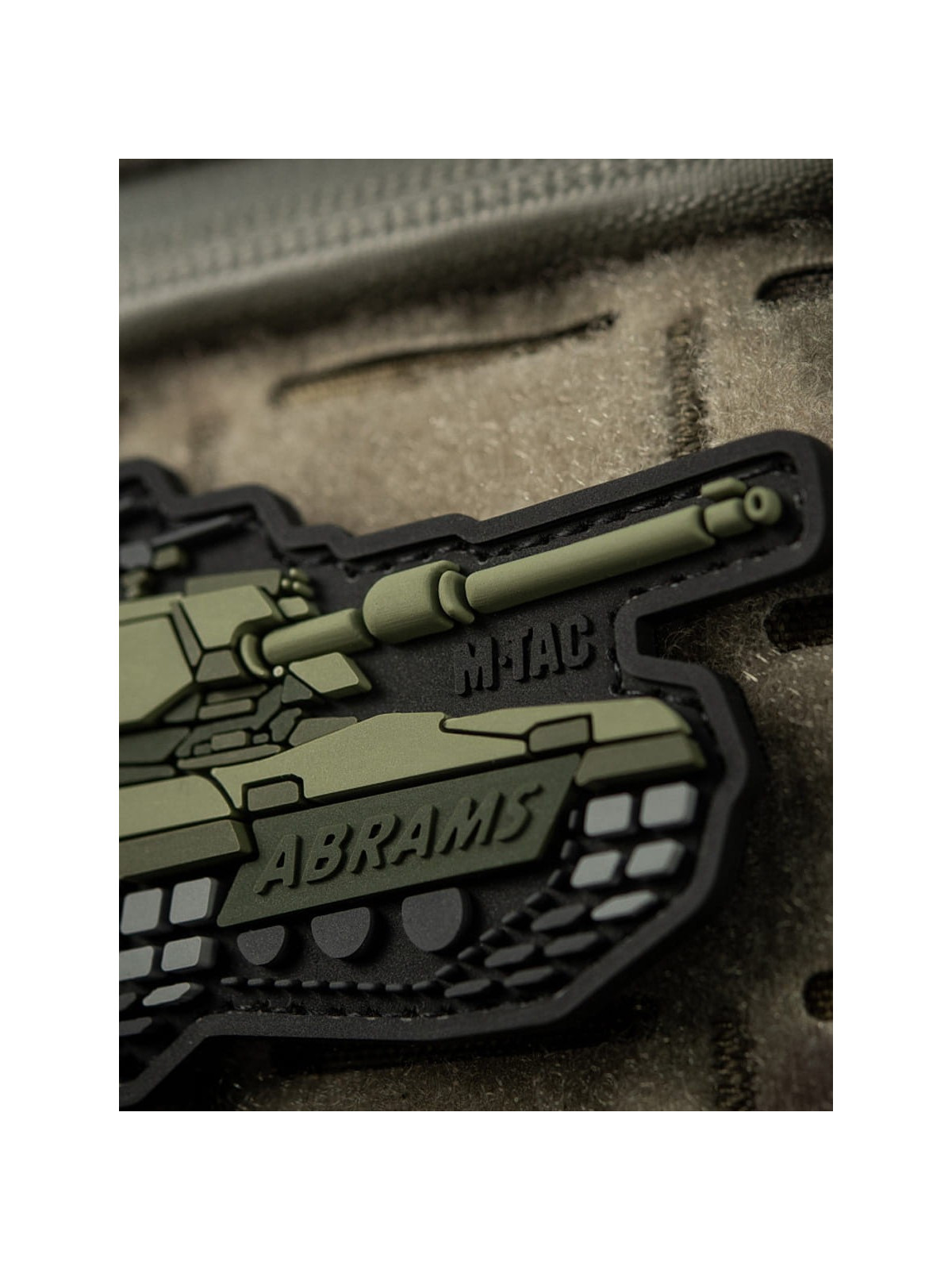 M-TAC Naszywka 3D Czołg ABRAMS PVC 10 x 4,8 cm Oliwkowa