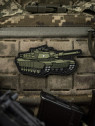 M-TAC Naszywka 3D Czołg ABRAMS PVC 10 x 4,8 cm Oliwkowa