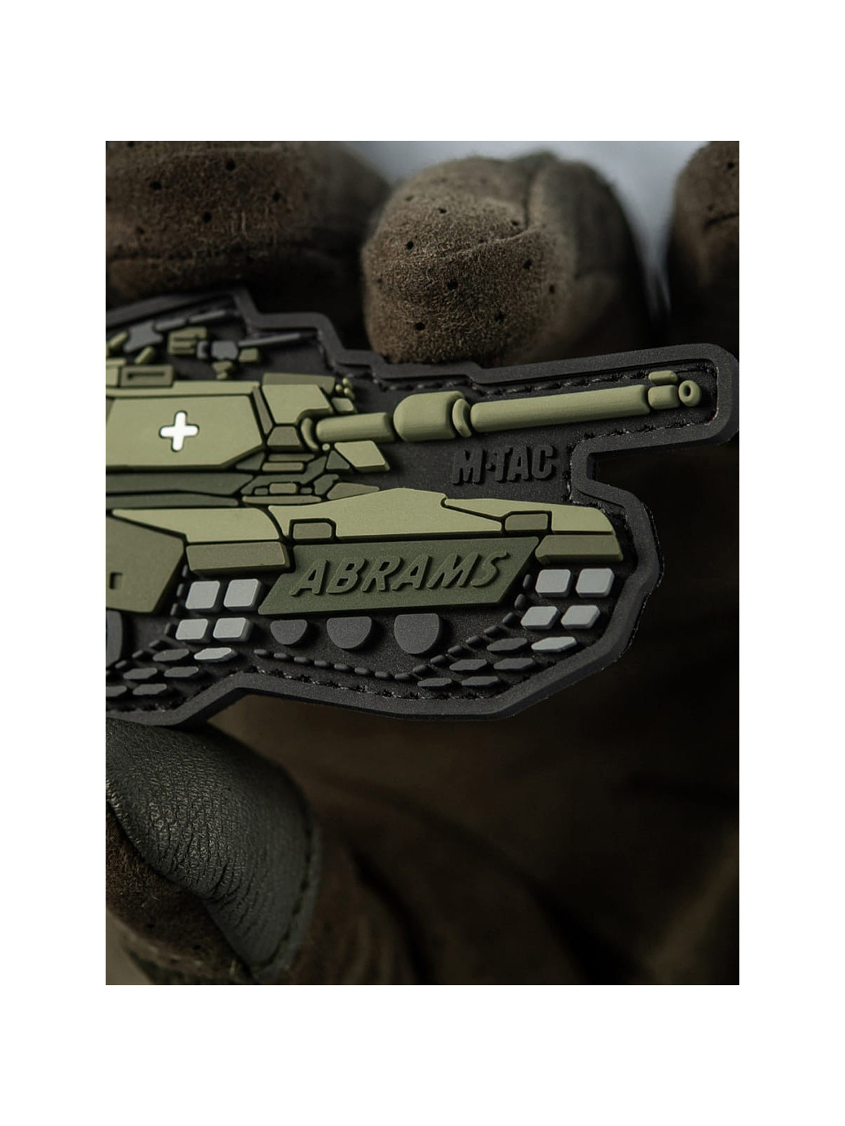 M-TAC Naszywka 3D Czołg ABRAMS PVC 10 x 4,8 cm Oliwkowa