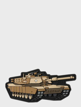 M-TAC Naszywka 3D Czołg ABRAMS PVC 10 x 4,8 cm Coyote