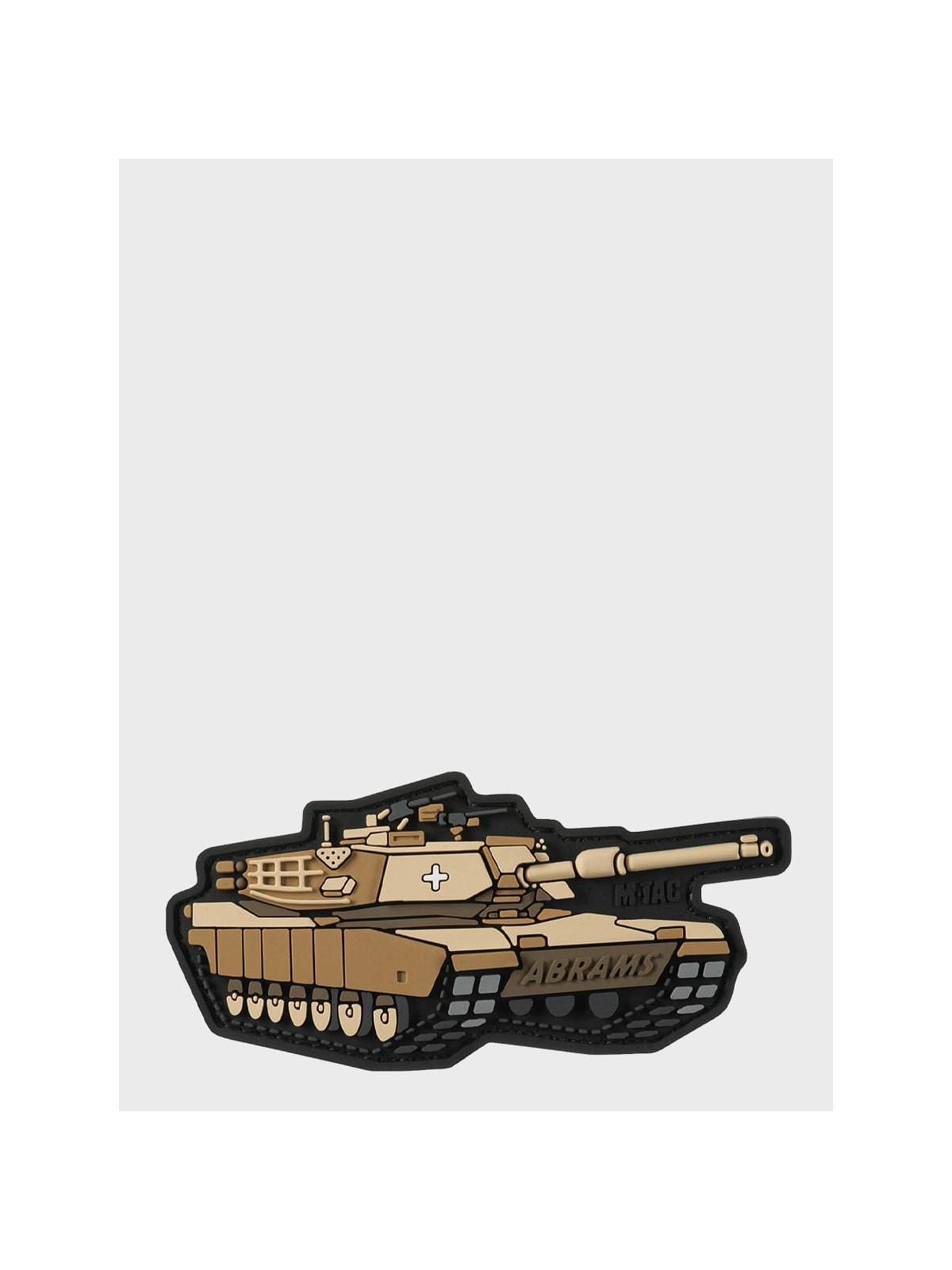 M-TAC Naszywka 3D Czołg ABRAMS PVC 10 x 4,8 cm Coyote