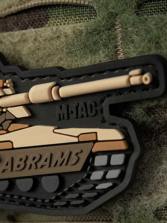 M-TAC Naszywka 3D Czołg ABRAMS PVC 10 x 4,8 cm Coyote
