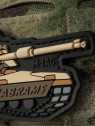 M-TAC Naszywka 3D Czołg ABRAMS PVC 10 x 4,8 cm Coyote