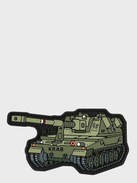 M-TAC Naszywka 3D Krab PVC 9x5 cm Polska Oliwkowa