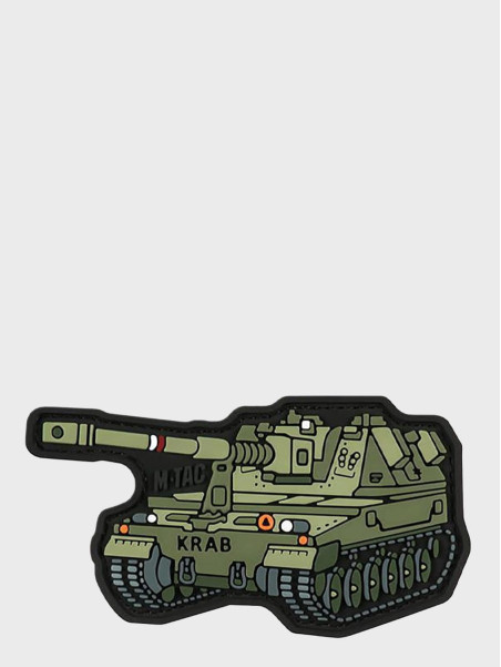 M-TAC Naszywka 3D Krab PVC 9x5 cm Polska Oliwkowa