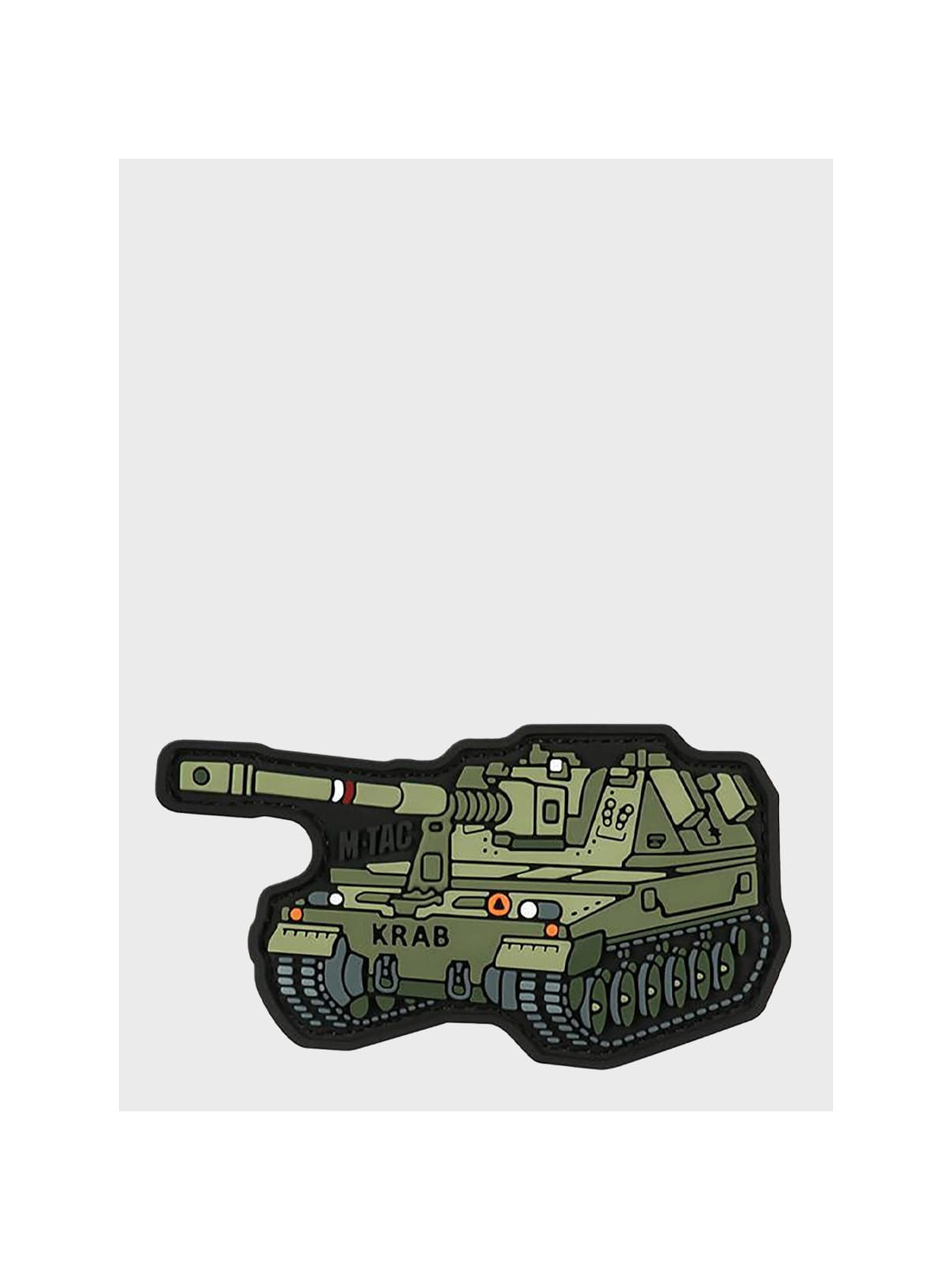 M-TAC Naszywka 3D Krab PVC 9x5 cm Polska Oliwkowa