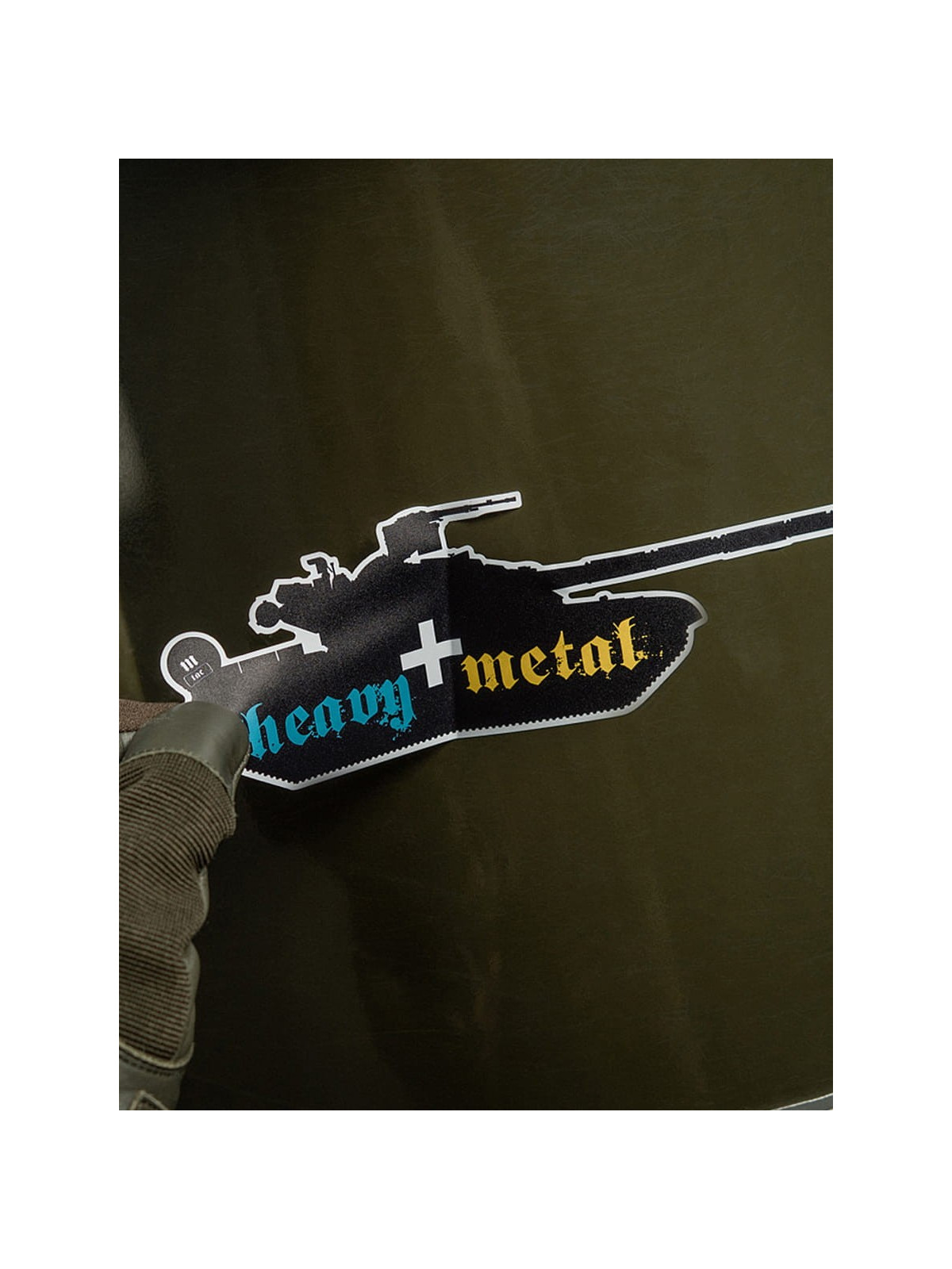 M-TAC Naklejka Heavy Metal Czołg T-64 20,5x6,5 cm Czarna