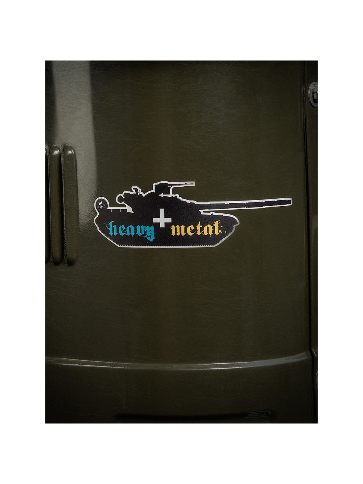 M-TAC Naklejka Heavy Metal Czołg T-64 20,5x6,5 cm Czarna