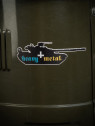 M-TAC Naklejka Heavy Metal Czołg T-64 20,5x6,5 cm Czarna