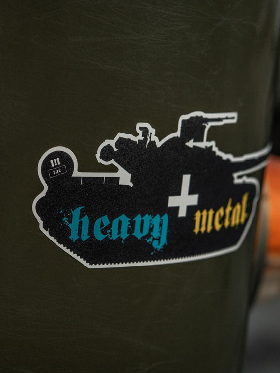 M-TAC Naklejka Heavy Metal Czołg T-64 20,5x6,5 cm Czarna