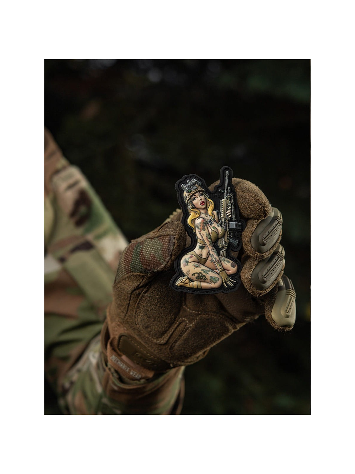 M-TAC Naszywka Tactital Girl Nr5 Hooligan PVC 8,7 x 5 cm