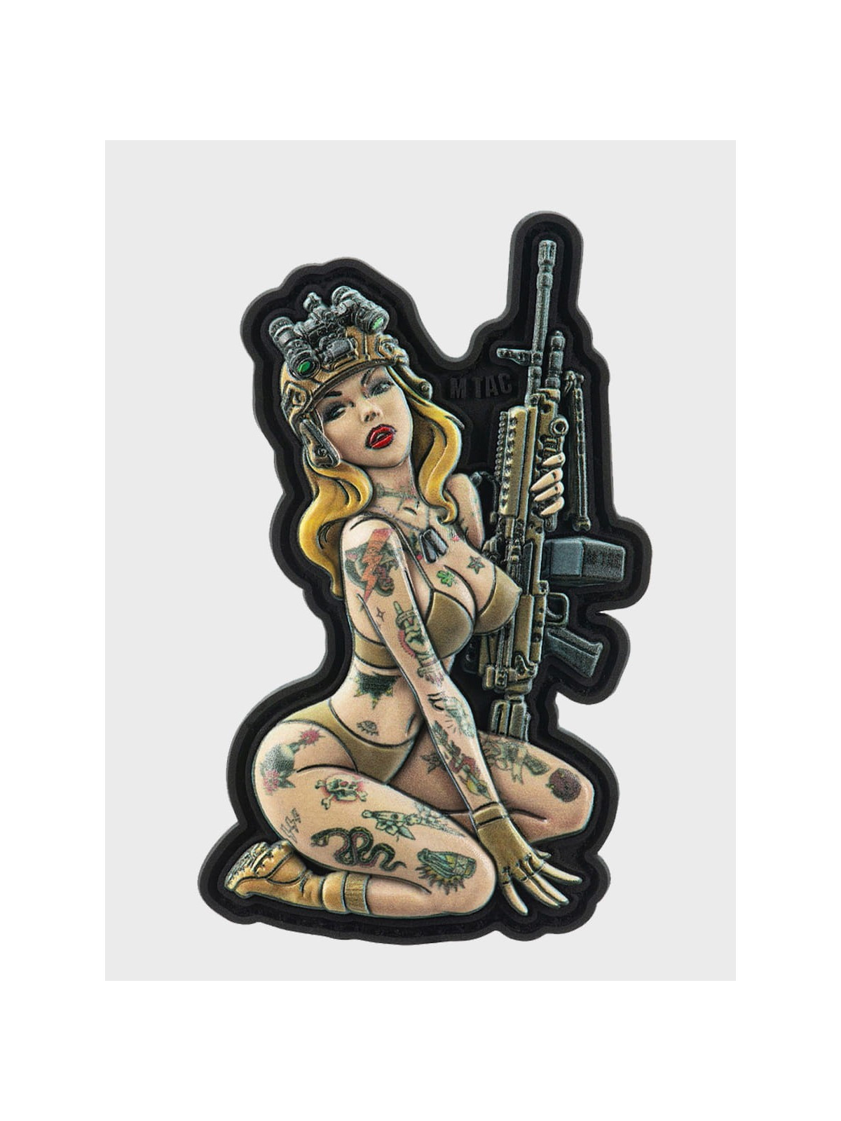 M-TAC Naszywka Tactital Girl Nr5 Hooligan PVC 8,7 x 5 cm