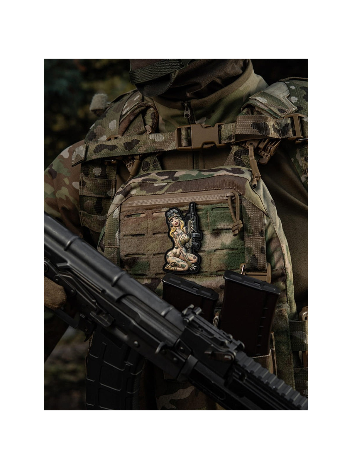 M-TAC Naszywka Tactital Girl Nr5 Hooligan PVC 8,7 x 5 cm