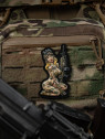 M-TAC Naszywka Tactital Girl Nr5 Hooligan PVC 8,7 x 5 cm