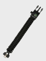 M-TAC Bransoletka Paracord Krzesiwo Kompas Gwizdek Czarna M