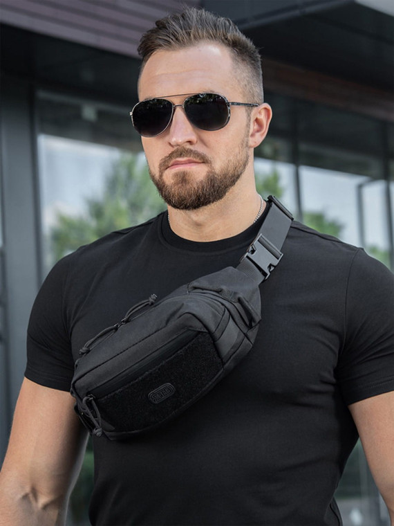 M-TAC Torba biodrowa Nerka Saszetka Waist Bag Gen.II Czarna