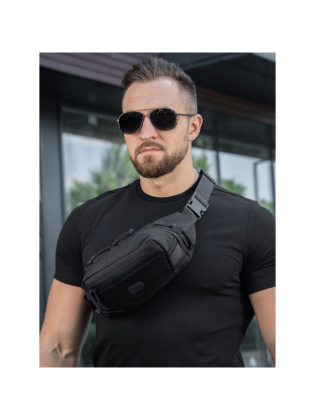 M-TAC Torba biodrowa Nerka Saszetka Waist Bag Gen.II Czarna